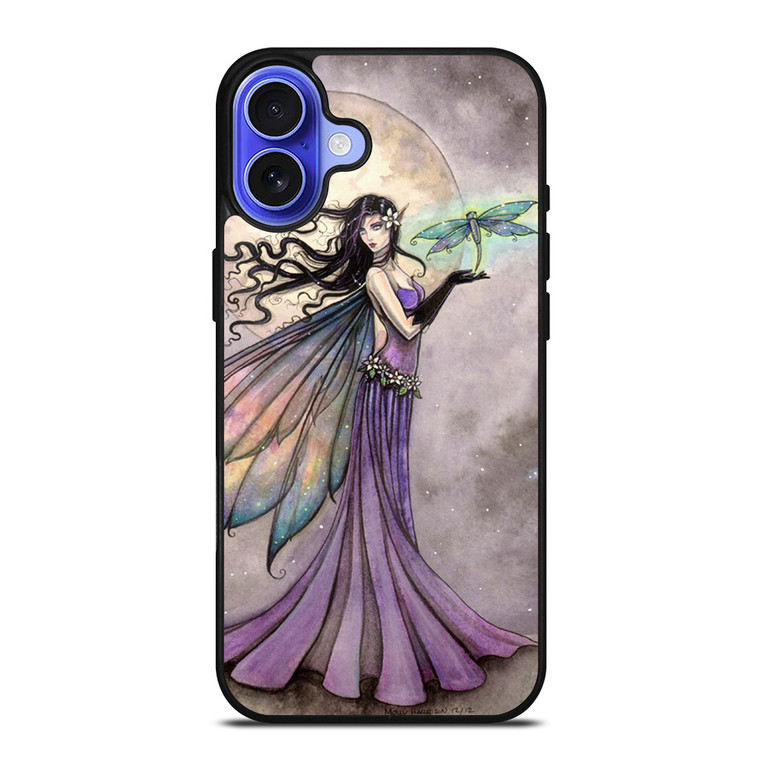 FAIRY DRAGONFLIES MOON iPhone 16 Case Cover