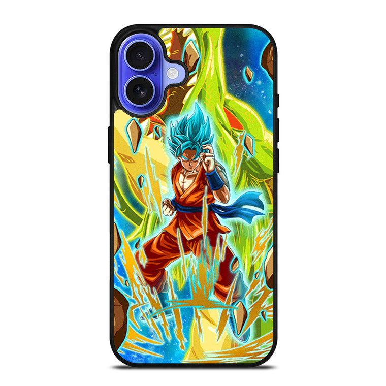GOKU SAIYAN BLUE DRAGON BALL iPhone 16 Case Cover