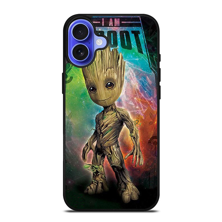 GUARDIAN OF THE GALAXY BABY GROOT iPhone 16 Case Cover
