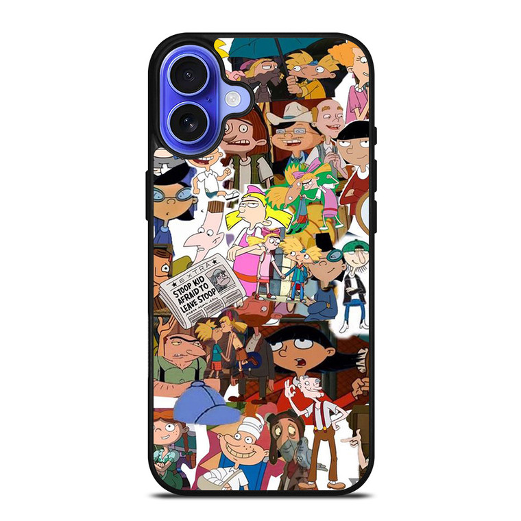 HEY ARNOLD COLLAGE iPhone 16 Case Cover HEY ARNOLD COLLAGE iPhone 16 Case Cover