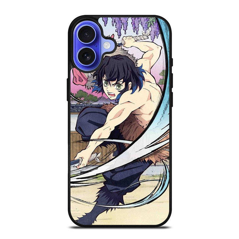 INOSUKE HASHIBIRA DEMON SLAYER iPhone 16 Case Cover INOSUKE HASHIBIRA DEMON SLAYER iPhone 16 Case Cover