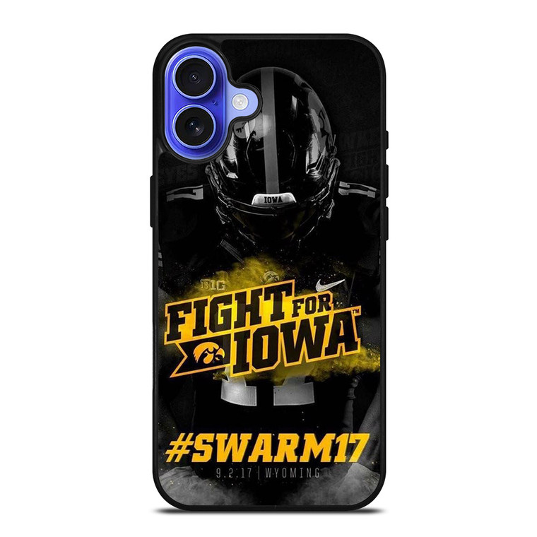 IOWA HAWKEYES LOGO iPhone 16 Case Cover IOWA HAWKEYES LOGO iPhone 16 Case Cover