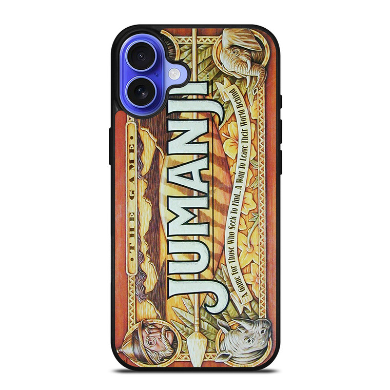 JUMANJI BOX PLAY BOARD iPhone 16 Case Cover JUMANJI BOX PLAY BOARD iPhone 16 Case Cover