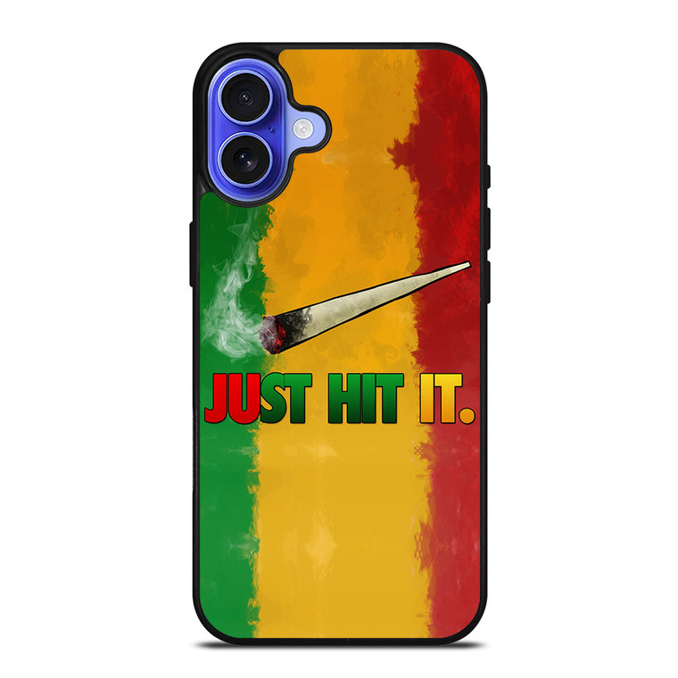JUST HIT IT iPhone 16 Case Cover JUST HIT IT iPhone 16 Case Cover