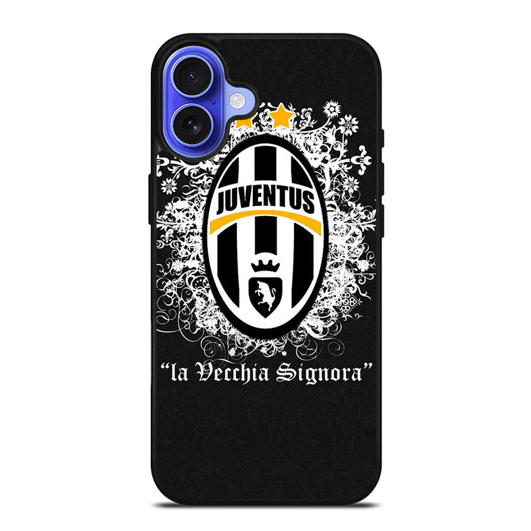 JUVENTUS iPhone 16 Case Cover JUVENTUS iPhone 16 Case Cover