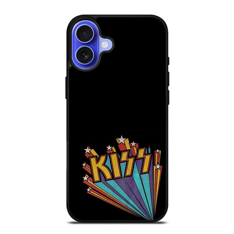 KISS BAND LOGO iPhone 16 Case Cover