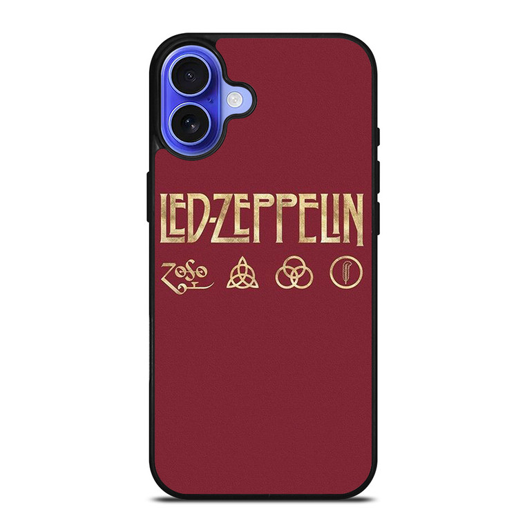 LED ZEPPELIN BAND LOGO iPhone 16 Case Cover LED ZEPPELIN BAND LOGO iPhone 16 Case Cover