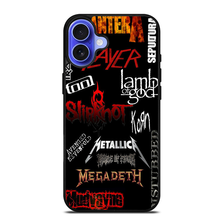 LEGENDARY HEAVY METAL BAND iPhone 16 Case Cover