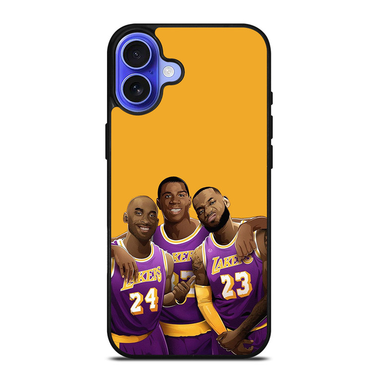 LEGENDS OF LA LAKERS PLAYERS iPhone 16 Case Cover LEGENDS OF LA LAKERS PLAYERS iPhone 16 Case Cover