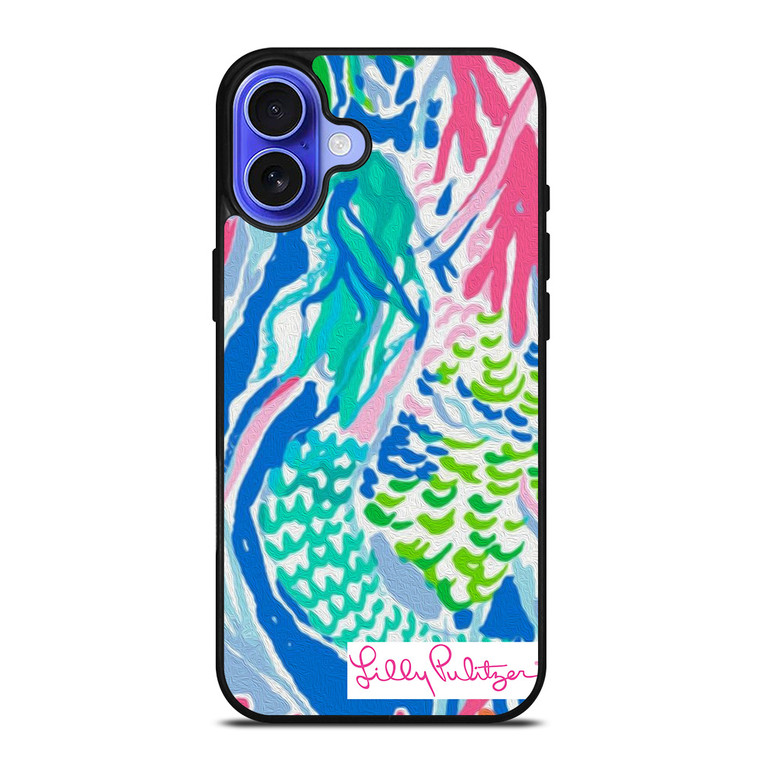 LILLY PULITZER MERMADE CAVE iPhone 16 Case Cover LILLY PULITZER MERMADE CAVE iPhone 16 Case Cover