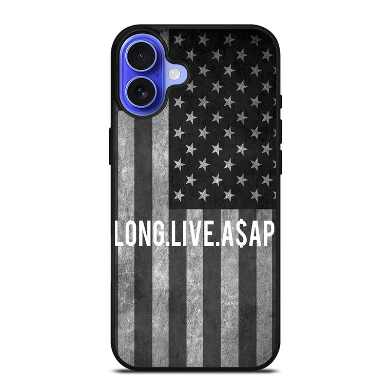 LONG LIVE ASAP ROCKY AMERICAN FLAG iPhone 16 Case Cover LONG LIVE ASAP ROCKY AMERICAN FLAG iPhone 16 Case Cover