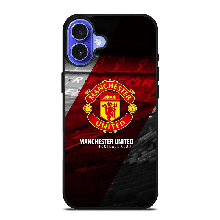 MANCHESTER UNITED FC LOGO iPhone 16 Case Cover MANCHESTER UNITED FC LOGO iPhone 16 Case Cover