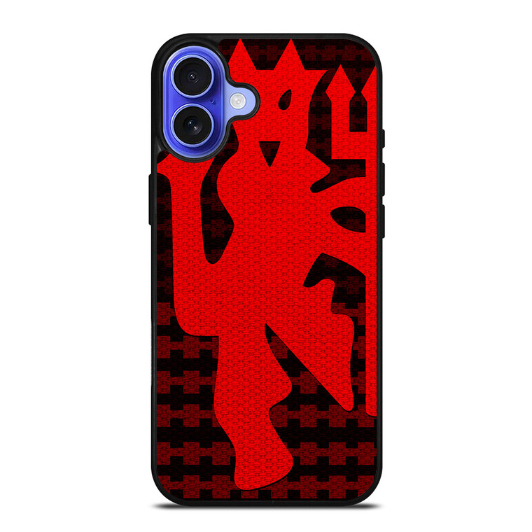 MANCHESTER UNITED RED DEVIL LOGO iPhone 16 Case Cover MANCHESTER UNITED RED DEVIL LOGO iPhone 16 Case Cover
