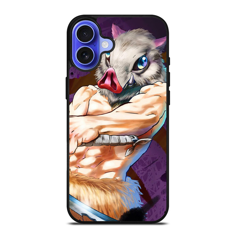 MANGA DEMON SLAYER INOSUKE HASHIBIRA ANIME iPhone 16 Case Cover MANGA DEMON SLAYER INOSUKE HASHIBIRA ANIME iPhone 16 Case Cover