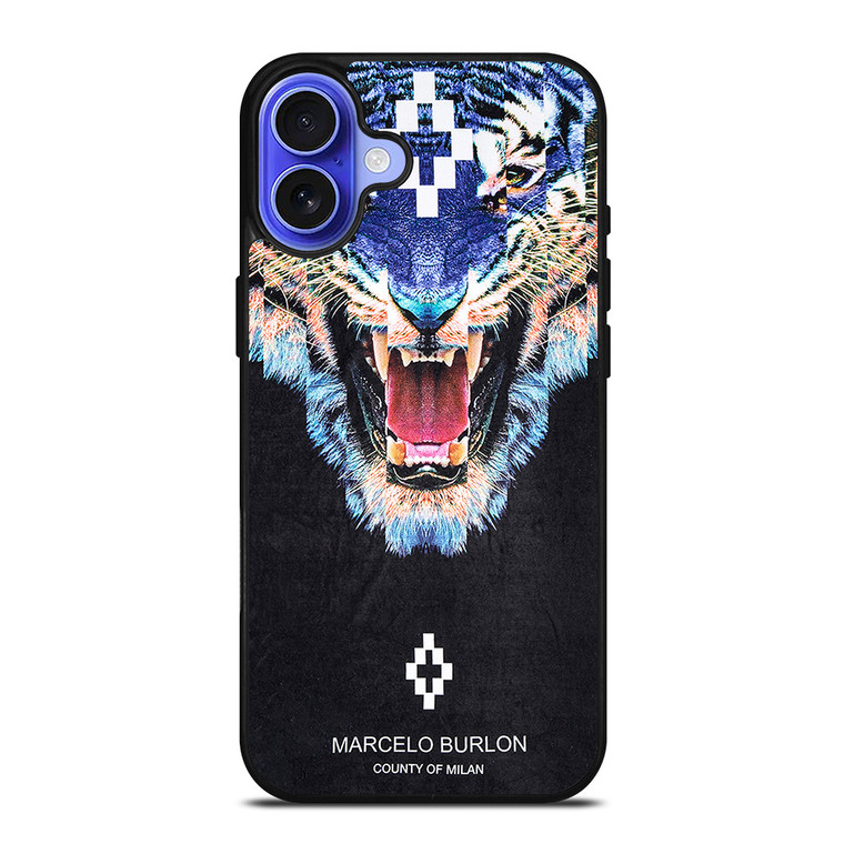 MARCELO BURLON TIGER iPhone 16 Case Cover MARCELO BURLON TIGER iPhone 16 Case Cover