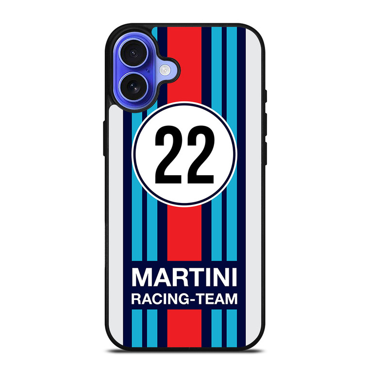 MARTINI RACING TEAM 22 iPhone 16 Case Cover MARTINI RACING TEAM 22 iPhone 16 Case Cover