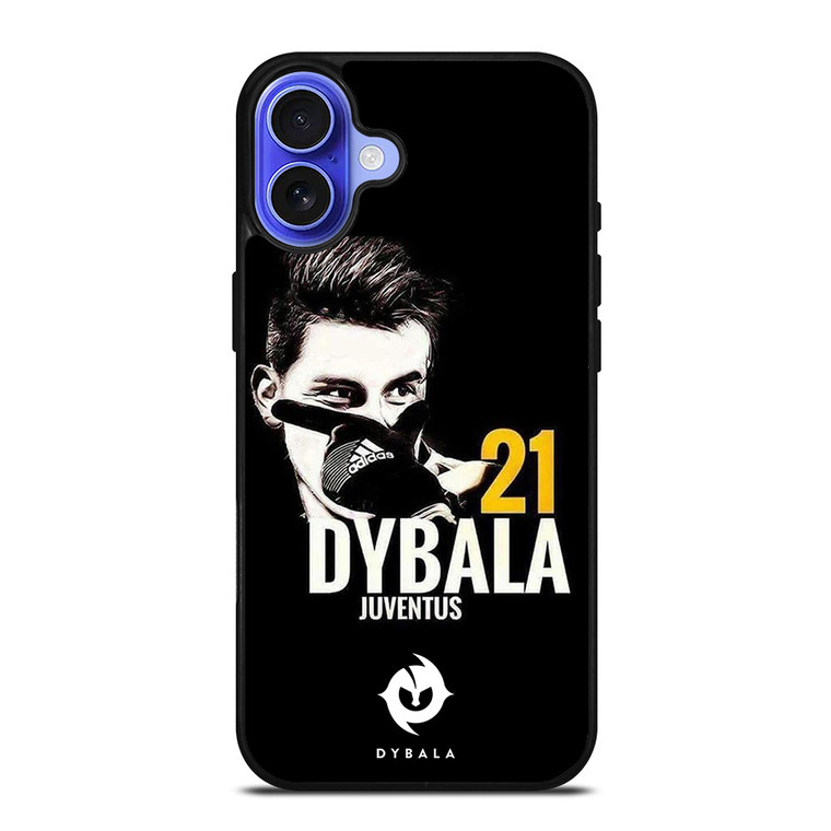 MASK PAULO DYBALA JUVENTUS iPhone 16 Case Cover
