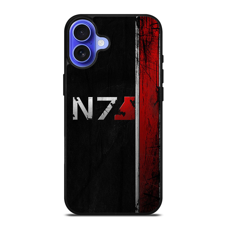 MASS EFFECT N7 LOGO iPhone 16 Case Cover MASS EFFECT N7 LOGO iPhone 16 Case Cover