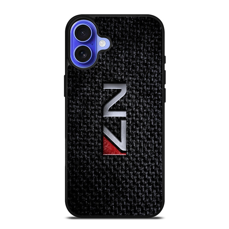 MASS EFFECT N7 METAL LOGO iPhone 16 Case Cover MASS EFFECT N7 METAL LOGO iPhone 16 Case Cover