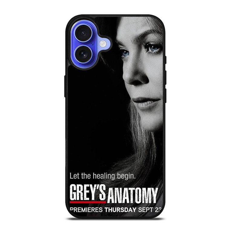 MEREDITH GREY'S ANATOMY iPhone 16 Case Cover