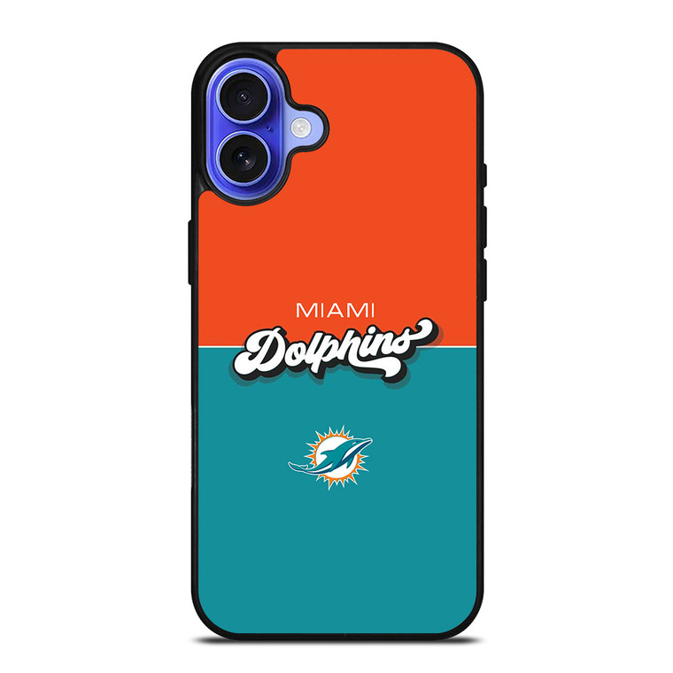 MIAMI DOPHINS NEW LOGO iPhone 16 Case Cover