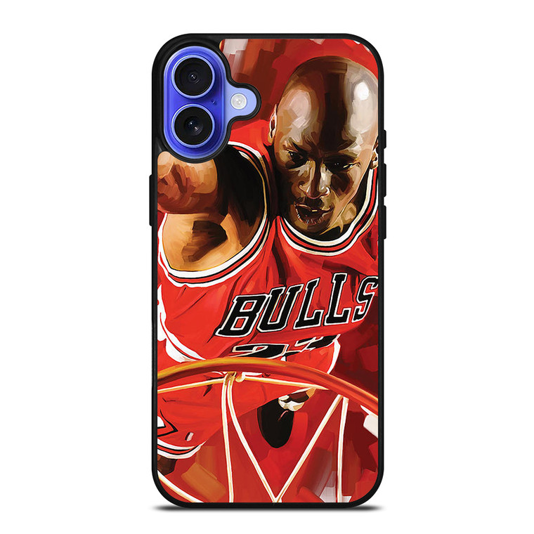 MICHAEL JORDAN ARTWORK iPhone 16 Case Cover