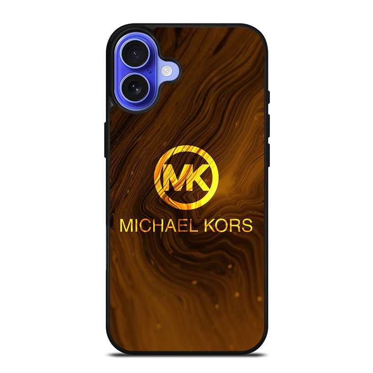 MICHAEL KORS GOLDEN MARBLE LOGO ICON iPhone 16 Case Cover MICHAEL KORS GOLDEN MARBLE LOGO ICON iPhone 16 Case Cover
