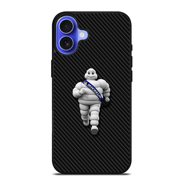 MICHELIN TIRE CARBON ICON iPhone 16 Case Cover