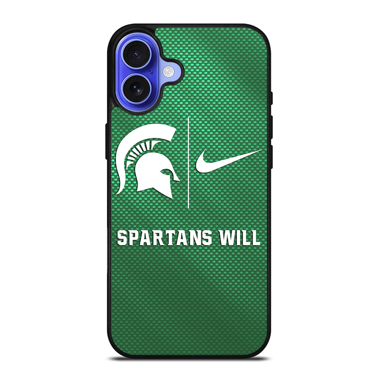 MICHIGAN STATE SPARTANS NIKE iPhone 16 Case Cover