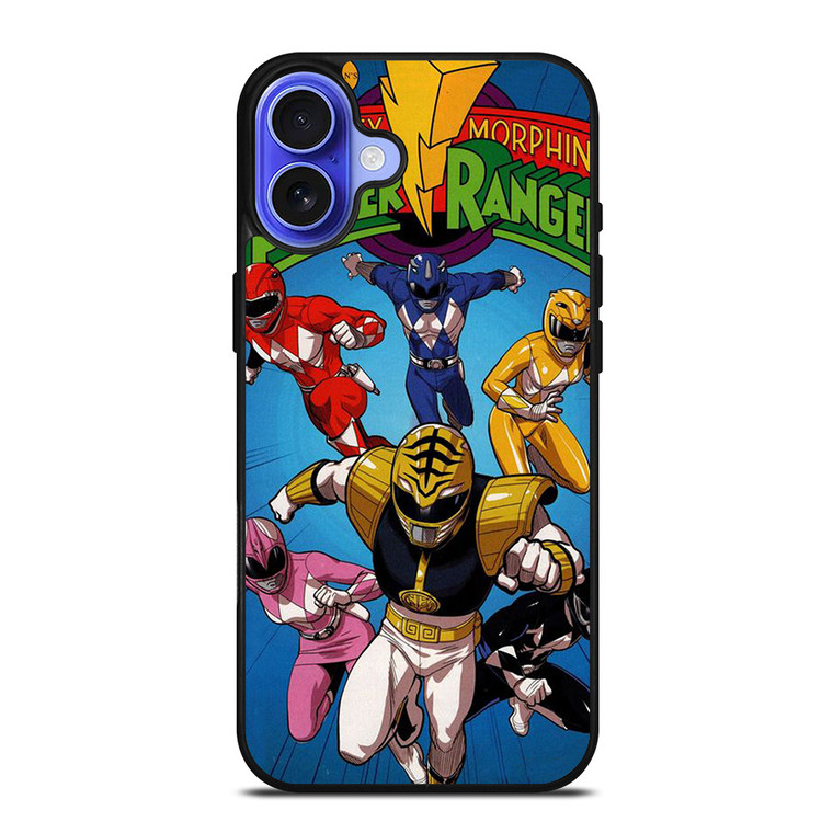 MIGHTY MORPHIN POWER RANGERS CARTOON iPhone 16 Case Cover