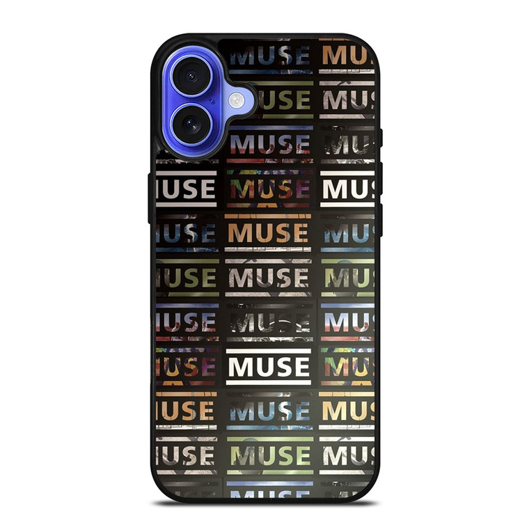 MUSE BAND ROCK LOGO COLLAGE iPhone 16 Case Cover