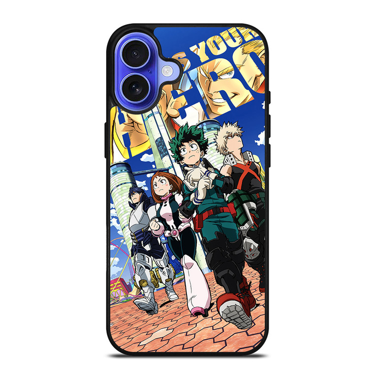MY HERO ACADEMIA WHOIS YOUR HERO iPhone 16 Case Cover