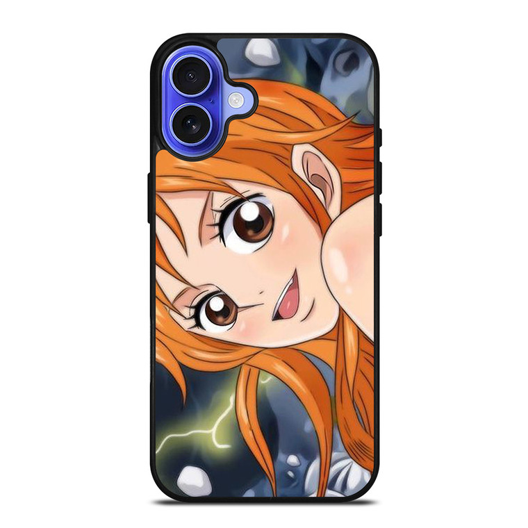 NAMI FACE ONE PIECE ANIME iPhone 16 Case Cover