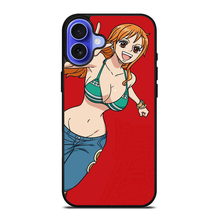 NAMI ONE PIECE CARTOON iPhone 16 Case Cover