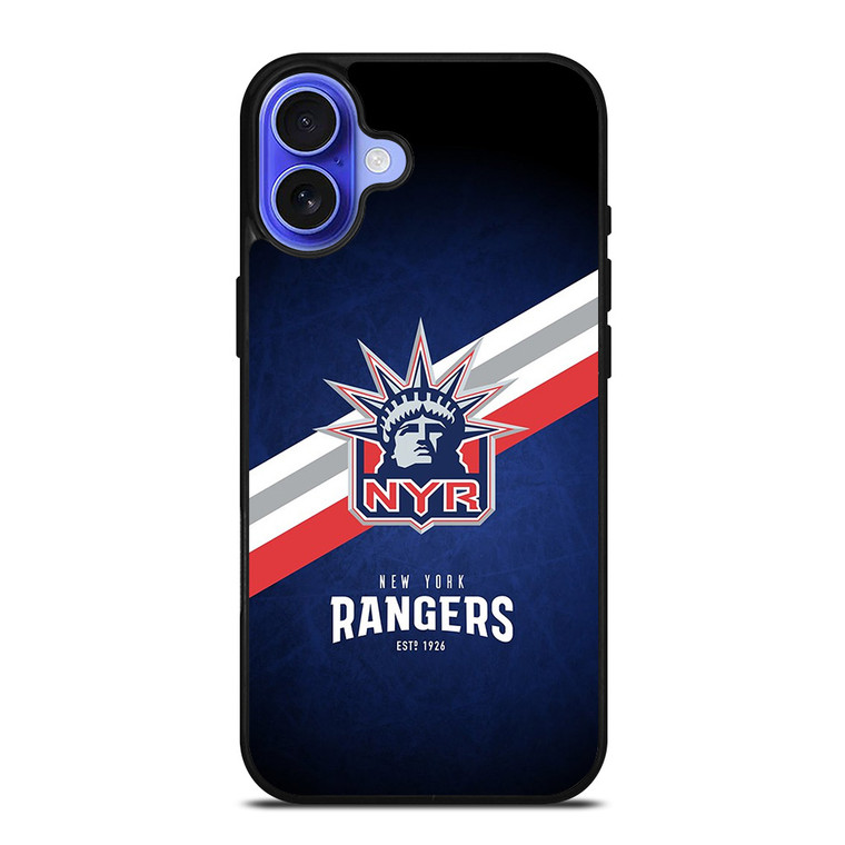 NEW YORK RANGERS LOGO MASCOT iPhone 16 Case Cover