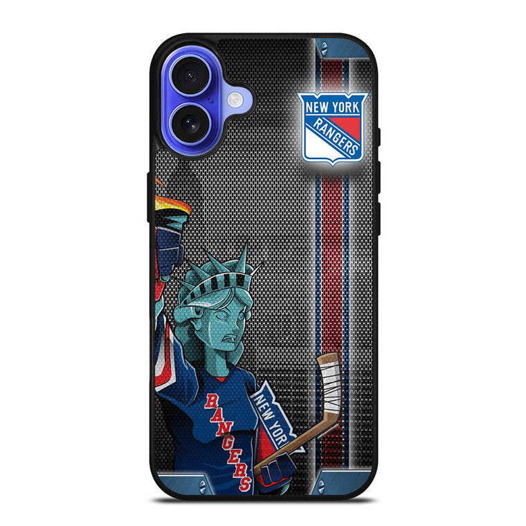 NEW YORK RANGERS NHL LIBERTY STATUE iPhone 16 Case Cover