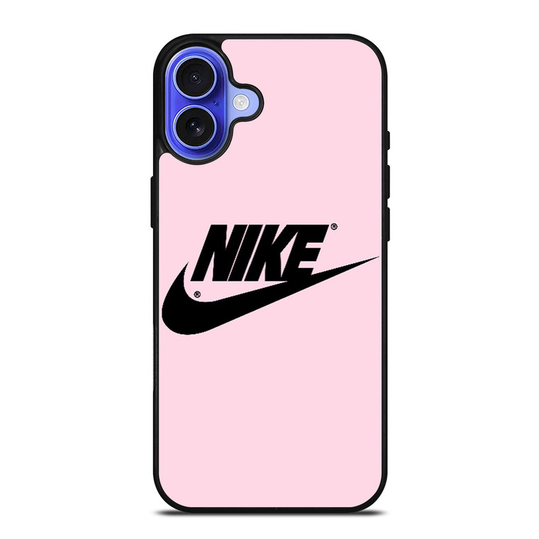 NIKE PINK LOGO iPhone 16 Case Cover