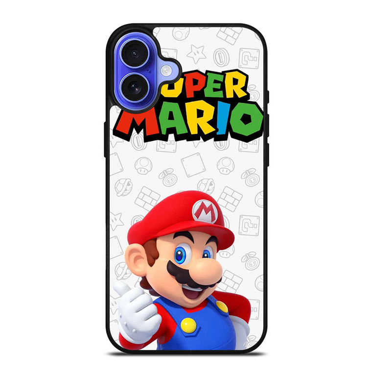 NINTENDO SUPER MARIO BROSS iPhone 16 Case Cover NINTENDO SUPER MARIO BROSS iPhone 16 Case Cover