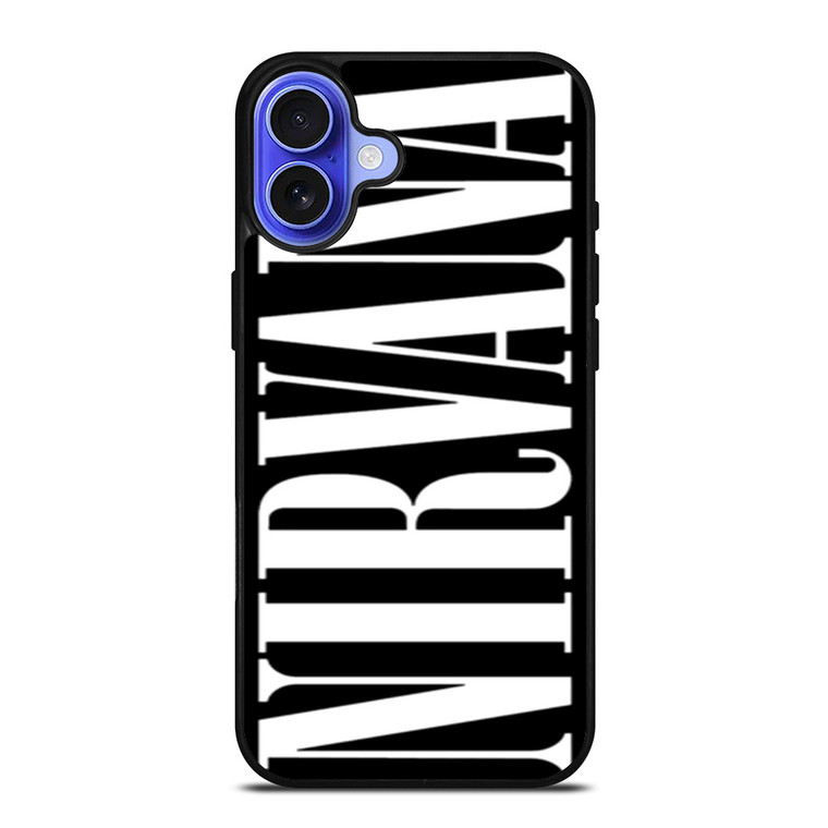 NIRVANA ROCK BAND LETTER iPhone 16 Case Cover
