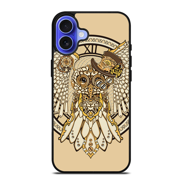 OWL STEAMPUNK iPhone 16 Case Cover