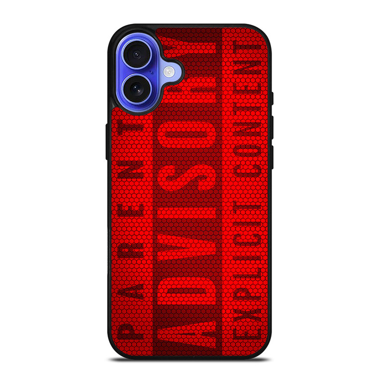 PARENTAL ADVISORY EXPLICIT CONTENT CARBON iPhone 16 Case Cover PARENTAL ADVISORY EXPLICIT CONTENT CARBON iPhone 16 Case Cover
