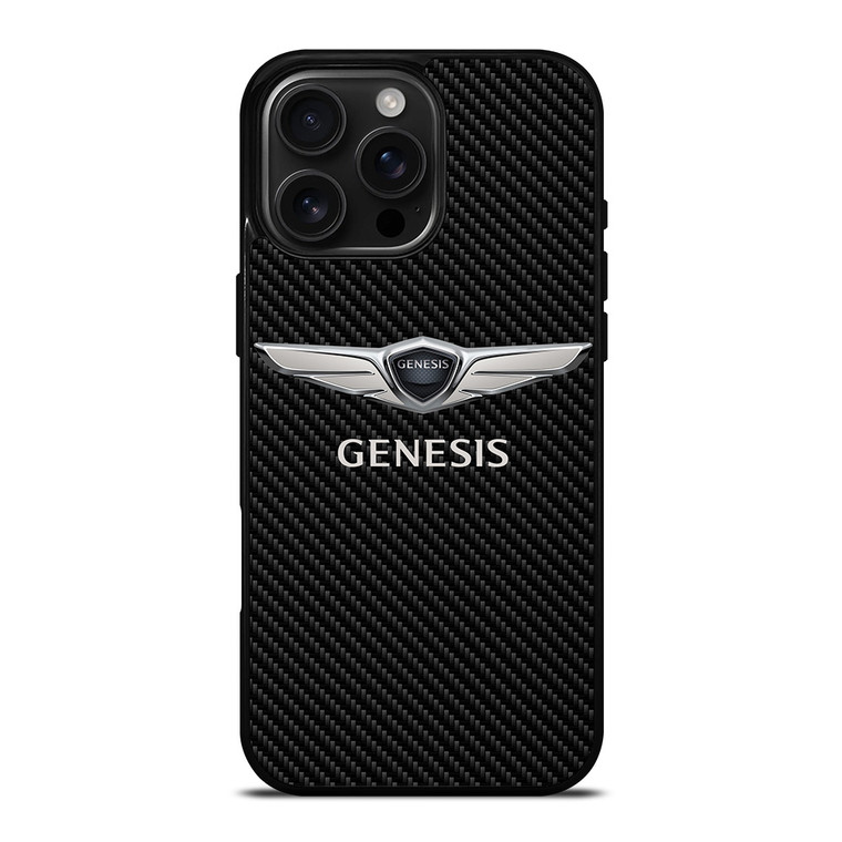 GENESIS CAR LOGO CARBON iPhone 16 Pro Max Case Cover GENESIS CAR LOGO CARBON iPhone 16 Pro Max Case Cover