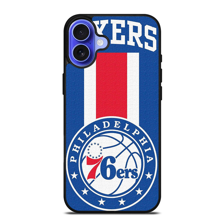 PHILADELPHIA 76ERS SIXERS LOGO iPhone 16 Case Cover