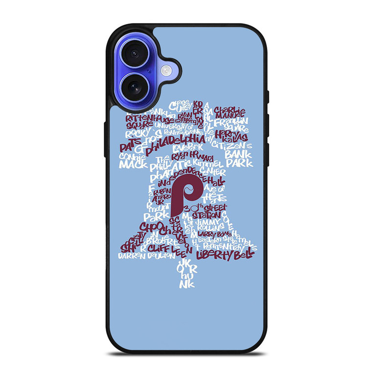 PHILADELPHIA PHILLIES ICON iPhone 16 Case Cover