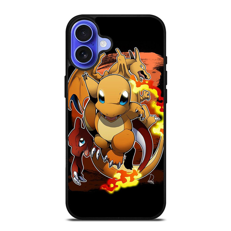 POKEMON CHARIZAR CUTE POCKET MONSTERS iPhone 16 Case Cover