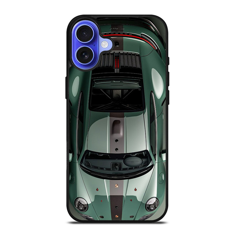 PORSCHE CAR 911 OLIVE GREEN iPhone 16 Case Cover