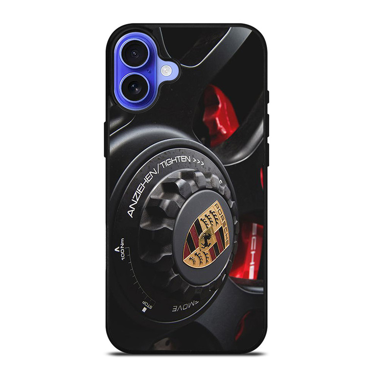 PORSCHE WHEEL LOGO ICON iPhone 16 Case Cover