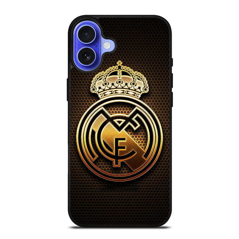 REAL MADRID FC GOLD iPhone 16 Case Cover