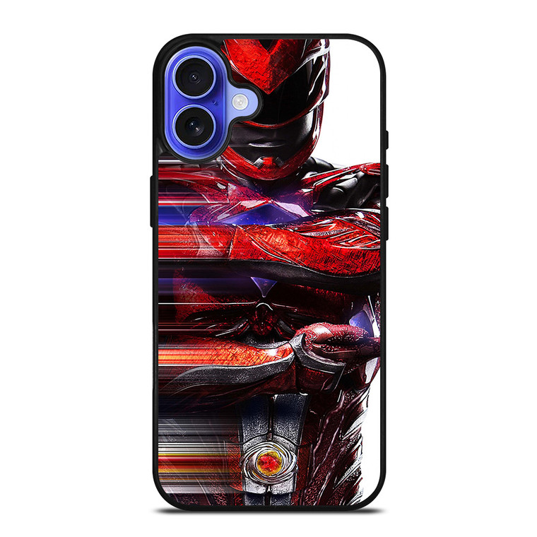 RED POWER RANGERS iPhone 16 Case Cover