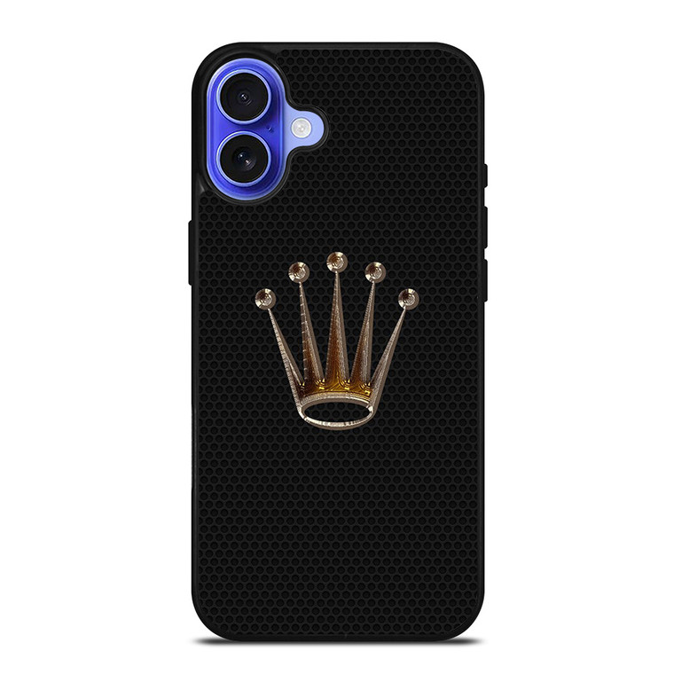 ROLEX WATCH CARBON LOGO iPhone 16 Case Cover